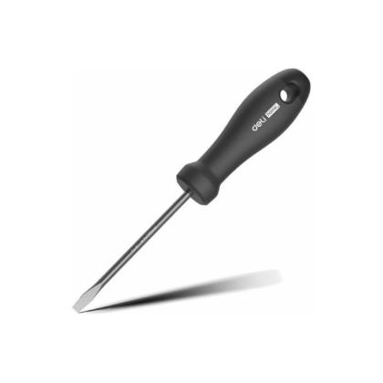Отвертка Deli HS EHT1105 SL5*100 мм, Soft Touch, черный