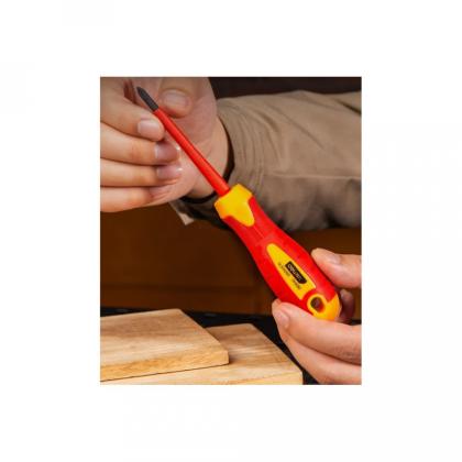 Отвертка диэлектрическая Deli YS EDL514080 PH1*80 мм