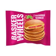 Панкейк "Basker Wheels" 36 гр., с малиновой начинкой