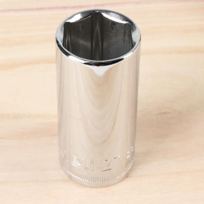 Головка торцевая шестигранная Deli YS EDQ4327 1/2", 27 мм, глубокая