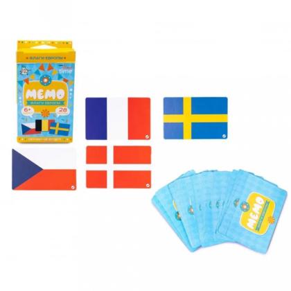 Игра настольная "МЕМО. Флаги Европы"