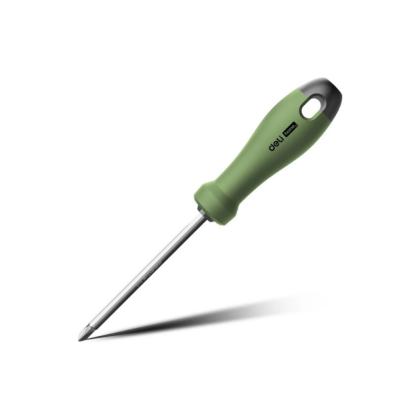 Отвертка Deli HS HT1055L SL6, PH2*100 мм, Soft Touch, зеленый