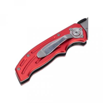 Нож строительный складной Deli RS EDL040 трапеция, 19T
