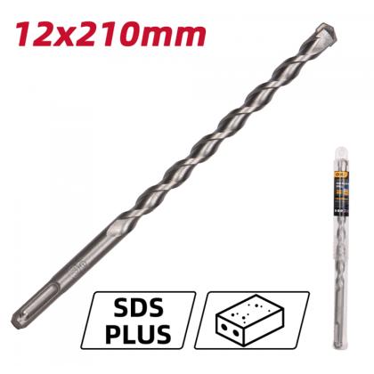 Бур по бетону Deli YS EDH-Y12210 12x210 мм, SDS-PLUS