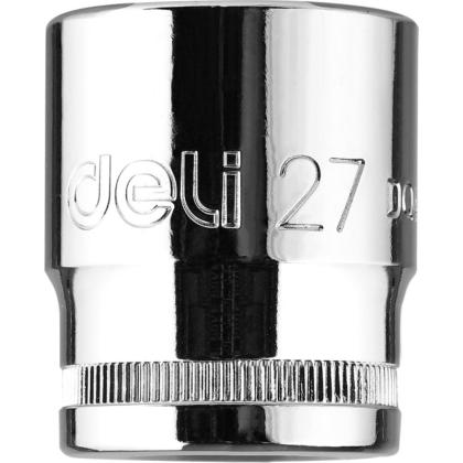 Головка торцевая шестигранная Deli YS EDQ4027 1/2", 27 мм