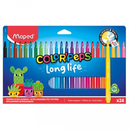 Фломастеры "Color Peps Long Life" 24 шт.