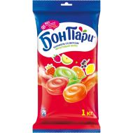 Леденцы фруктовые Бон пари ассорти, 1 кг