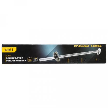 Ключ динамометрический Deli YS EDL300 0-300 Нм 1/2" 480 мм