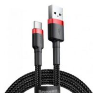 Кабель Baseus CATKLF-B91 Cafule Cable USB to Type-C 3A1m Red+Black