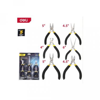Набор мини-плоскогубцев Deli YS EDL103205-6 6 шт