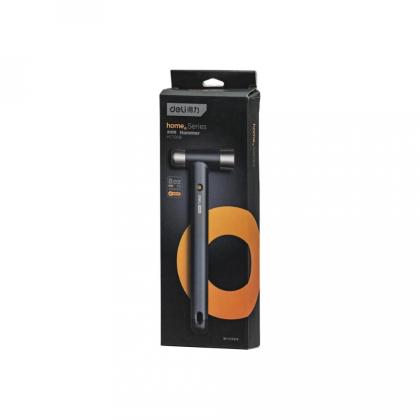 Молоток Deli HS EHT7008 0,25 кг, Soft Touch, черный