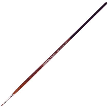 Кисть "Escoda Versatil Brush L/H " синтетика, темно-коричневый, плоская, №1