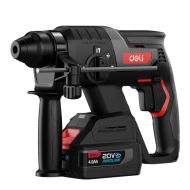 Перфоратор Deli RS EDE-DC20-2D4 аккум., 2 Дж, 3 реж., 4 А·ч*2, з/у 2А, кейс