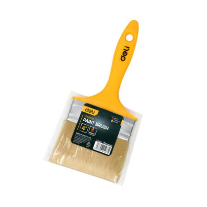 Кисть малярная плоская 4"-100 мм Deli YS EDL509156 пластиковая рукоятка, смешанная щетина