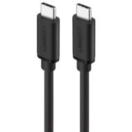 Кабель UGREEN US286-50998, Type C 2.0 to Type C, 3A, силиконовый, 1.5m, Black