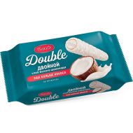 Вафельные трубочки "Twiggy Double" 185 г., с кокосом в белом шоколаде