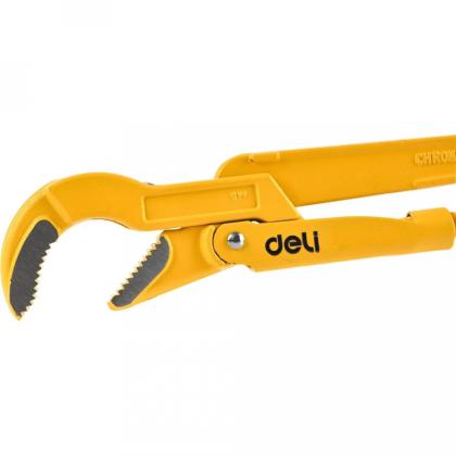 Ключ трубный Deli YS EDL105255 1.5", тип S, раскрытие губок 55мм