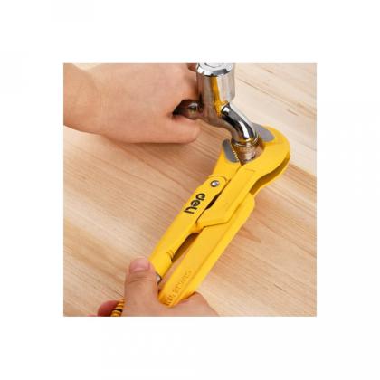 Ключ трубный Deli YS EDL105255 1.5", тип S, раскрытие губок 55мм