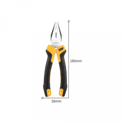 Плоскогубцы Deli YS EDL2007Z 180 мм