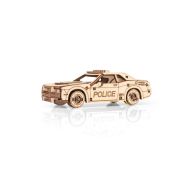 Конструктор 3D "Полицейский автомобиль", механический, деревянный