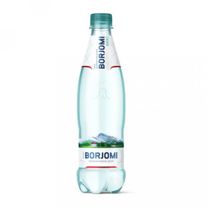 Вода минеральная "Borjomi" газир., 0,5 л., стекл. бутылка