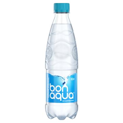 Вода питьевая "Bonaqua" негазир., 0,5 л., пласт. бутылка