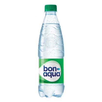 Вода питьевая "Bonaqua" среднегазир., 0,5 л., пласт. бутылка