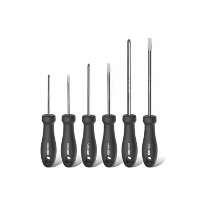 Набор отверток Deli HS EHT1006 6 шт, Soft Touch, черный