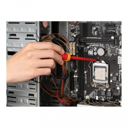 Отвертка диэлектрическая Deli YS EDL5141001 SL4*100 мм