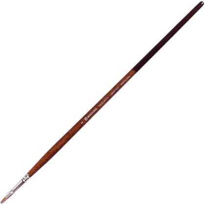 Кисть "Escoda Versatil Brush L/H " синтетика, темно-коричневый, плоская, №4