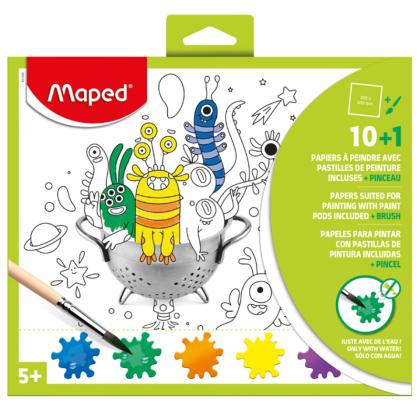 Набор для творчества “Maped Creative” раскраска с кисточкой