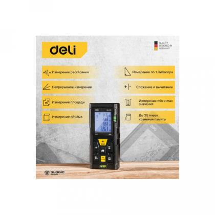 Дальномер лазерный Deli YS EDL4170 100 м