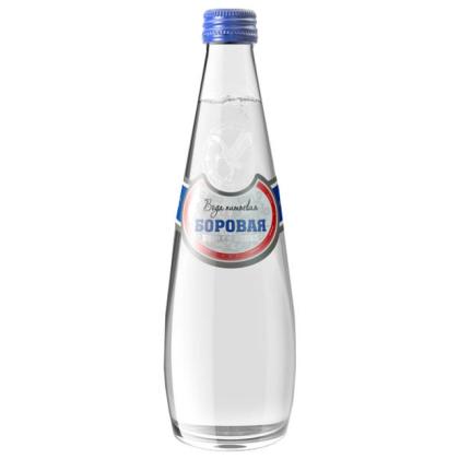 Вода питьевая "Боровая" негазир., 0,5 л., пласт. бутылка