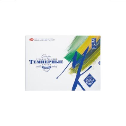 Краски темперные "Мастер-класс" набор 24 цв., 18 мл., тубы