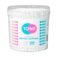 Ватные палочки TONE 200шт/уп в стакане круглом