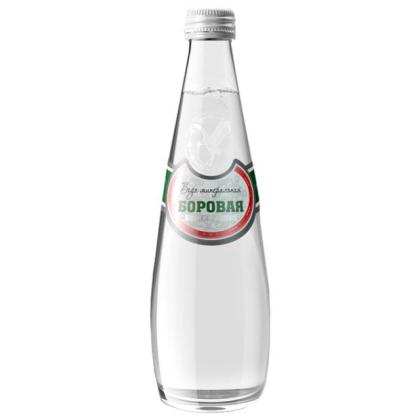 Вода минеральная "Боровая" газир., 0,5 л., пласт. бутылка