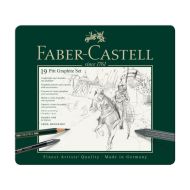 Карандаш чернографитный "Castell 9000" 19 шт в металлическом футляре