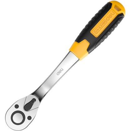 Ключ-трещотка Deli RS EDL2324 1/4", 150 мм, 72 зуба