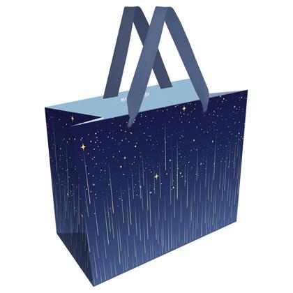 Пакет подарочный 23*18*10 см "Star rain", ламинированный